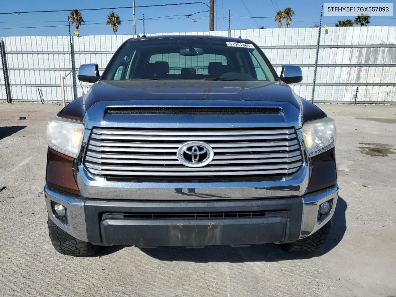 2016 Toyota Tundra Crewmax Limited VIN: 5TFHY5F17GX557093 Lot: 81341484