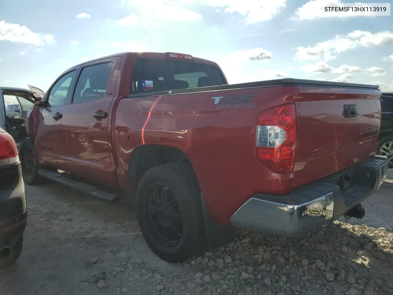 5TFEM5F13HX113919 2017 Toyota Tundra Crewmax Sr5