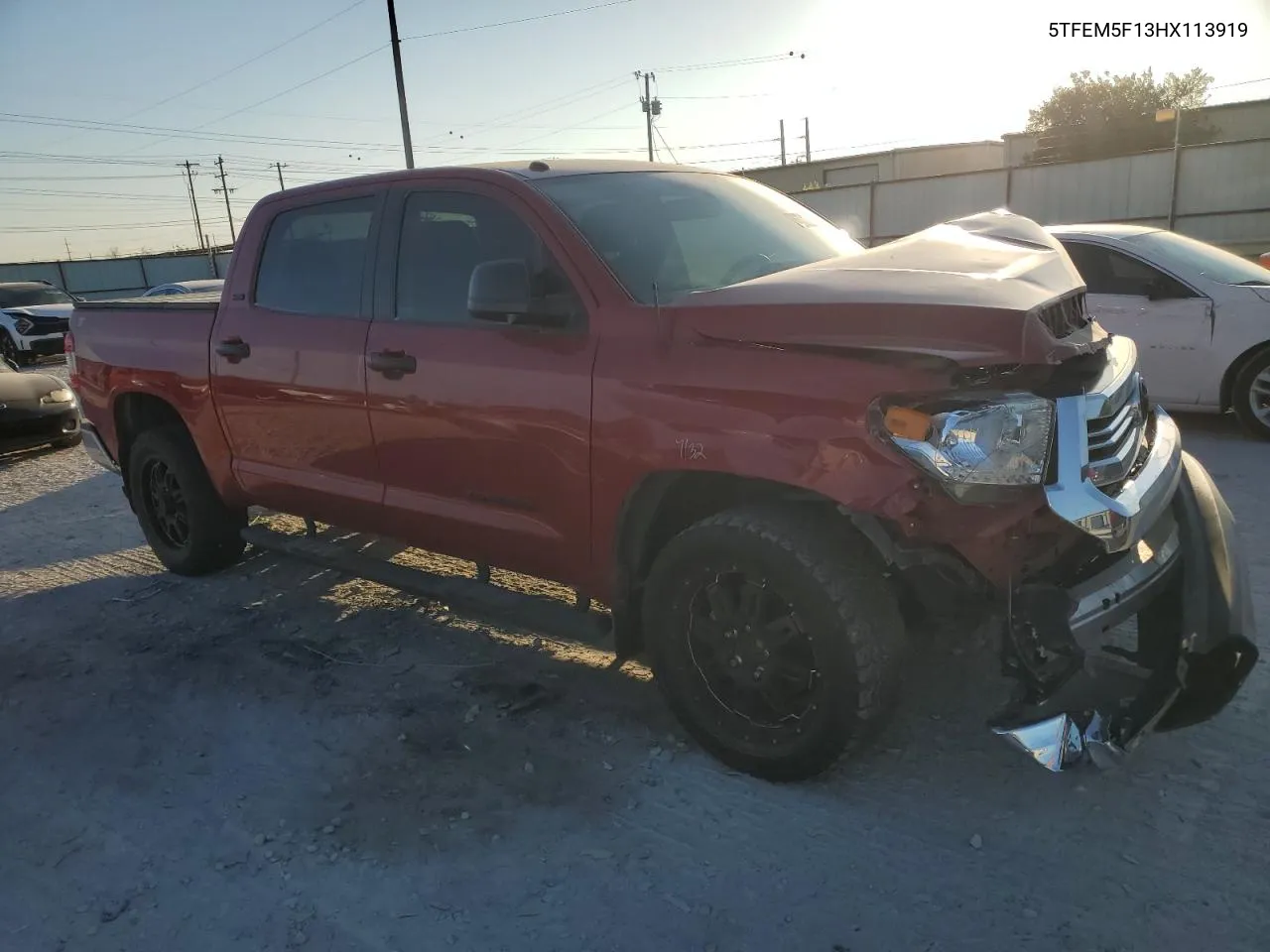 2017 Toyota Tundra Crewmax Sr5 VIN: 5TFEM5F13HX113919 Lot: 60348054