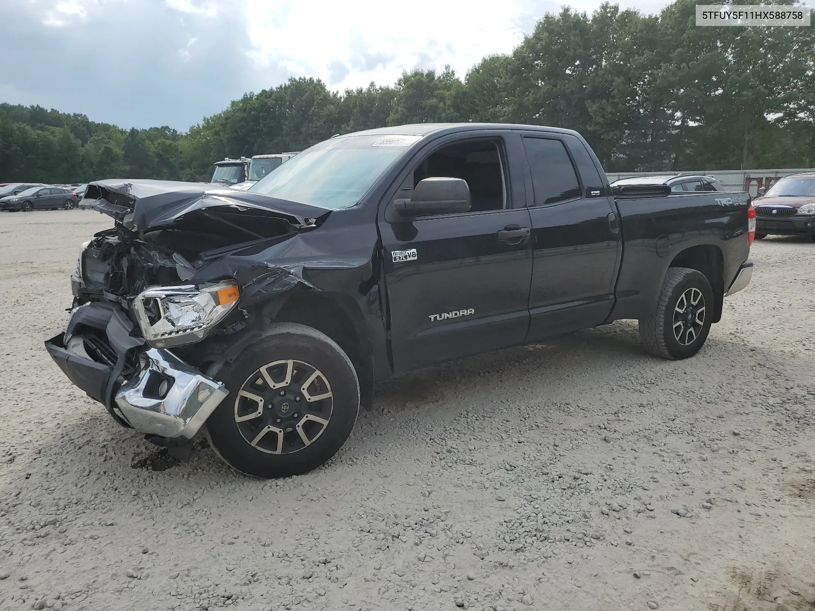 2017 Toyota Tundra Double Cab Sr VIN: 5TFUY5F11HX588758 Lot: 65901744