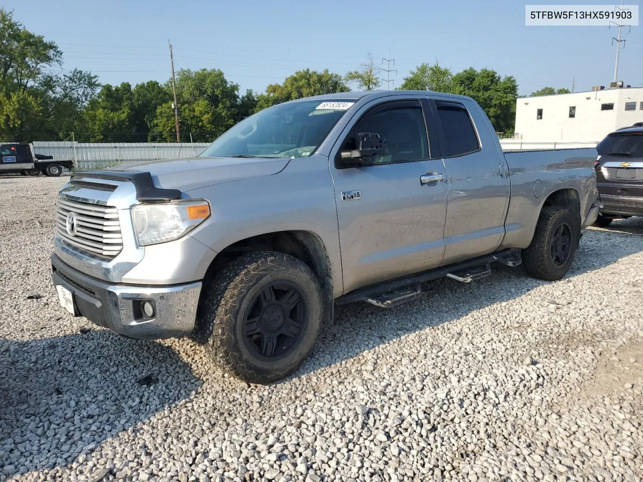 2017 Toyota Tundra Double Cab Limited VIN: 5TFBW5F13HX591903 Lot: 66152824