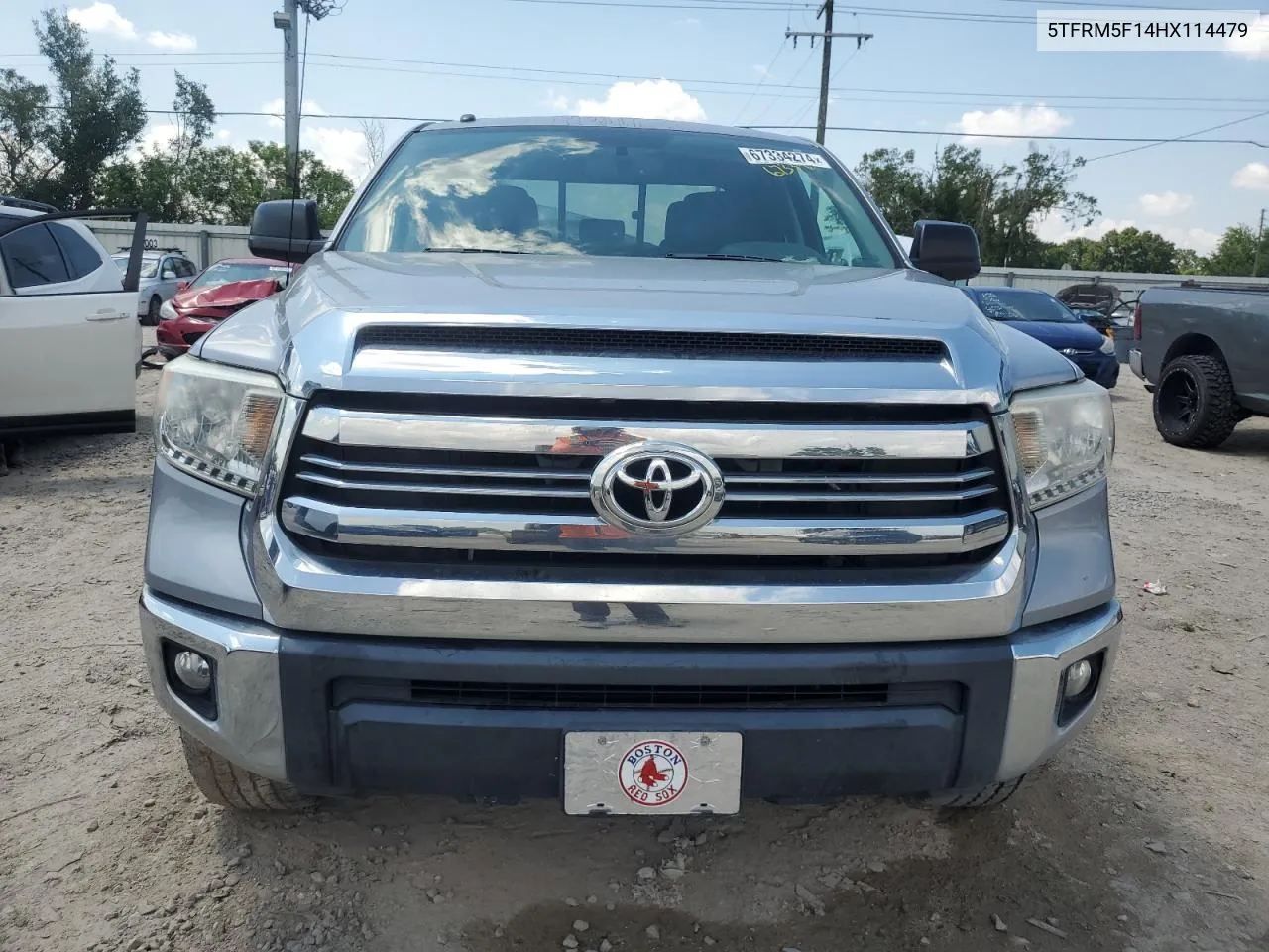 2017 Toyota Tundra Double Cab Sr VIN: 5TFRM5F14HX114479 Lot: 67334274