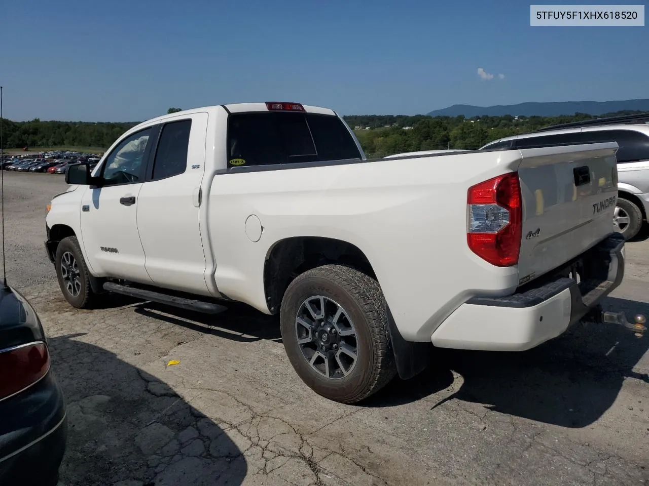 2017 Toyota Tundra Double Cab Sr VIN: 5TFUY5F1XHX618520 Lot: 68266794