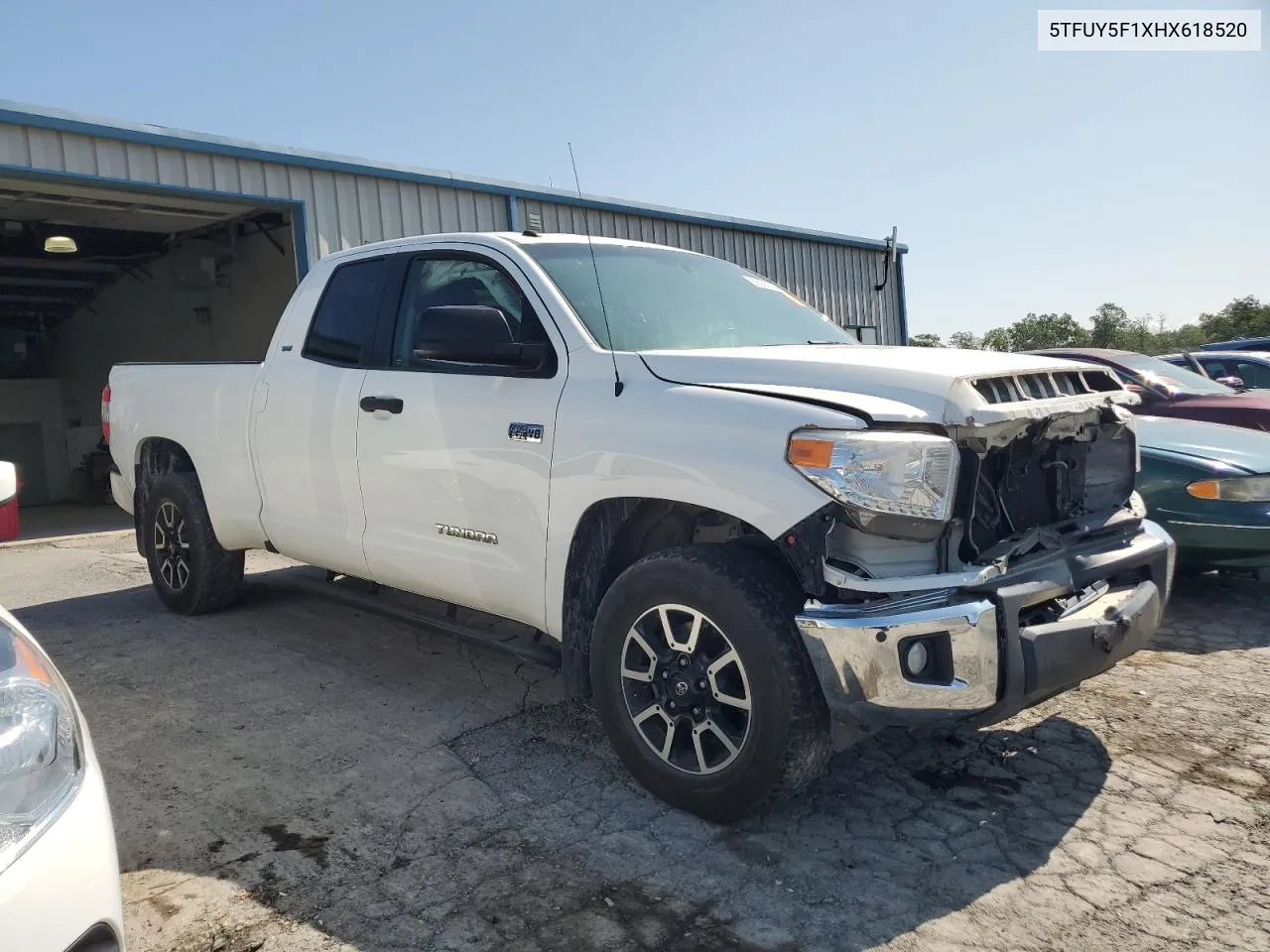 2017 Toyota Tundra Double Cab Sr VIN: 5TFUY5F1XHX618520 Lot: 68266794