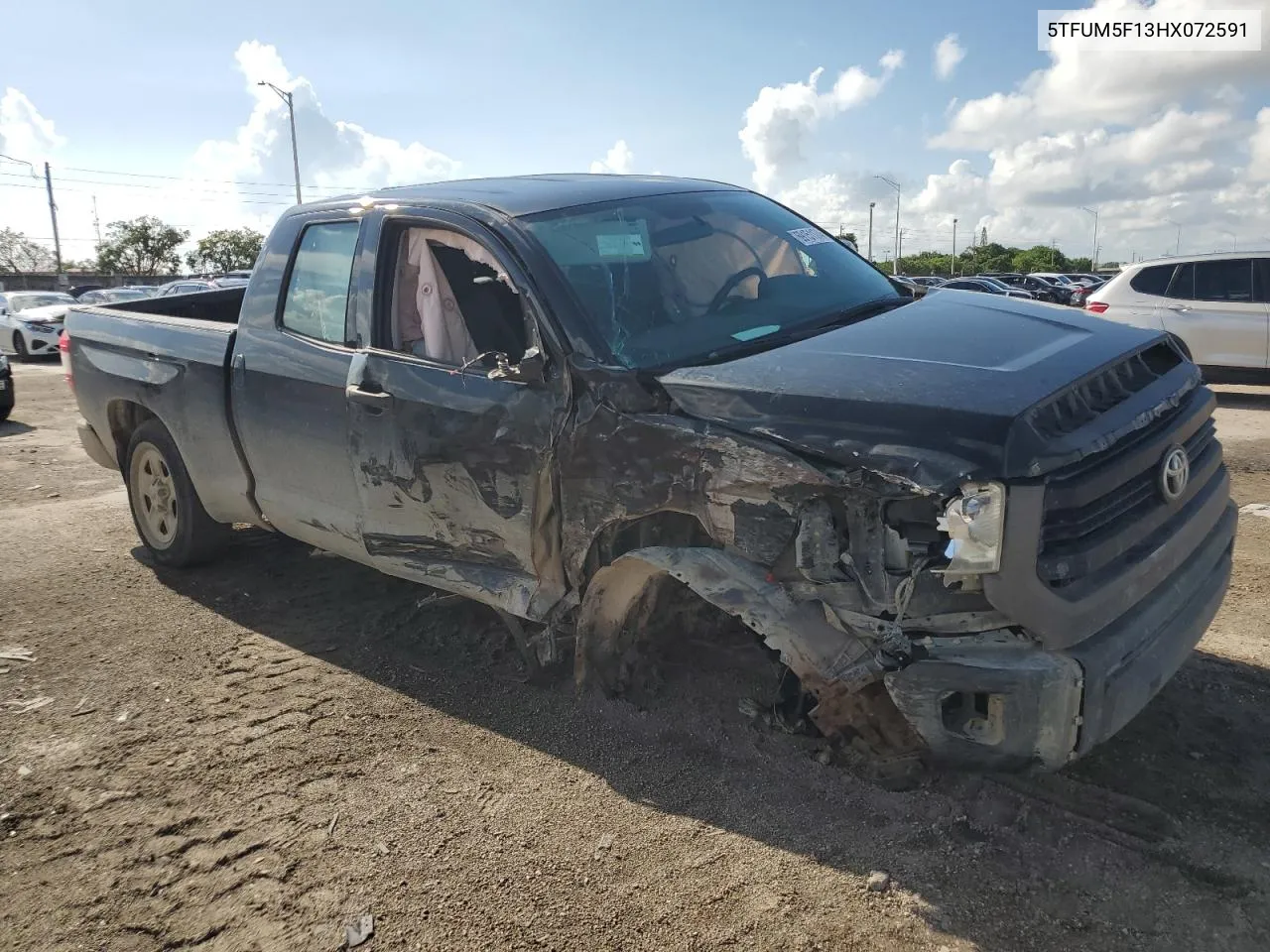 2017 Toyota Tundra Double Cab Sr VIN: 5TFUM5F13HX072591 Lot: 69151174