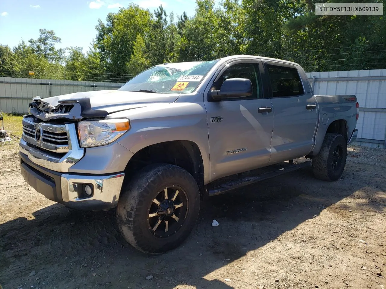 2017 Toyota Tundra Crewmax Sr5 VIN: 5TFDY5F13HX609139 Lot: 69467144