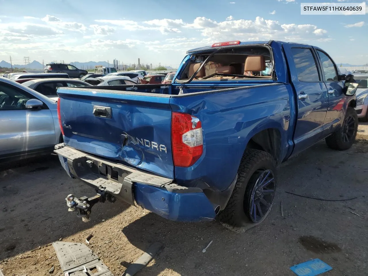 2017 Toyota Tundra Crewmax 1794 VIN: 5TFAW5F11HX640639 Lot: 69715884