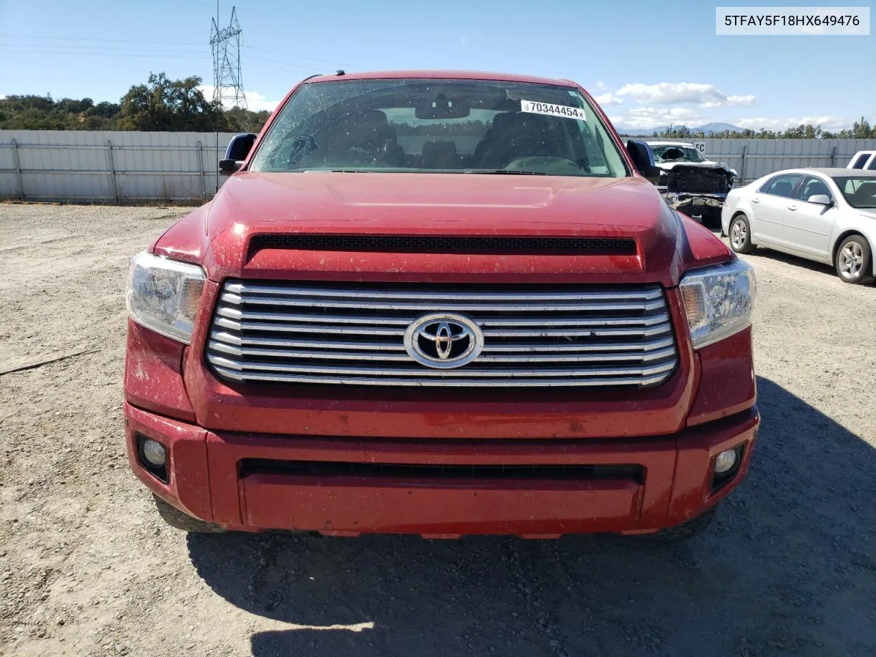 2017 Toyota Tundra Crewmax 1794 VIN: 5TFAY5F18HX649476 Lot: 70344454