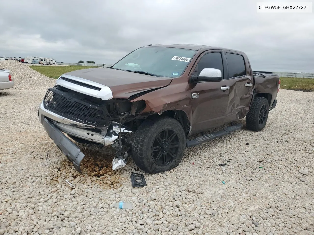 2017 Toyota Tundra Crewmax 1794 VIN: 5TFGW5F16HX227271 Lot: 70784444