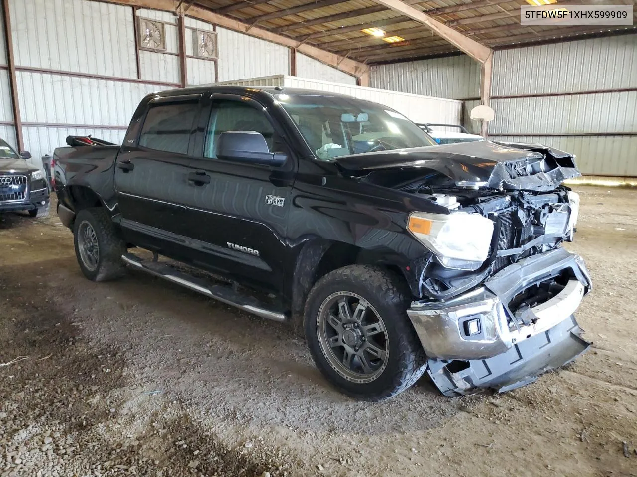 5TFDW5F1XHX599909 2017 Toyota Tundra Crewmax Sr5