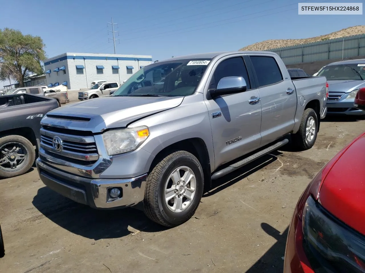 2017 Toyota Tundra Crewmax Sr5 VIN: 5TFEW5F15HX224868 Lot: 71040654