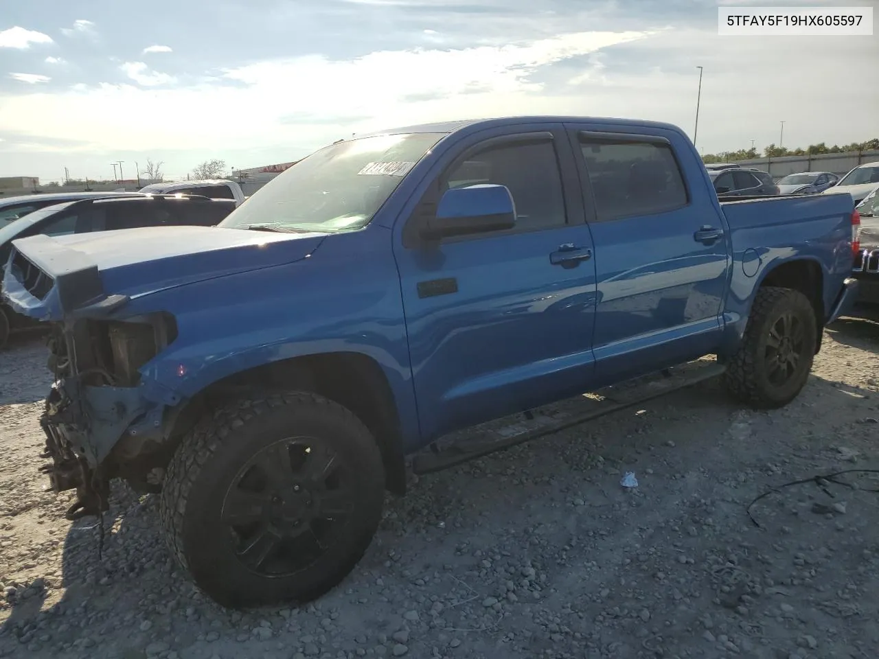 2017 Toyota Tundra Crewmax 1794 VIN: 5TFAY5F19HX605597 Lot: 71374294