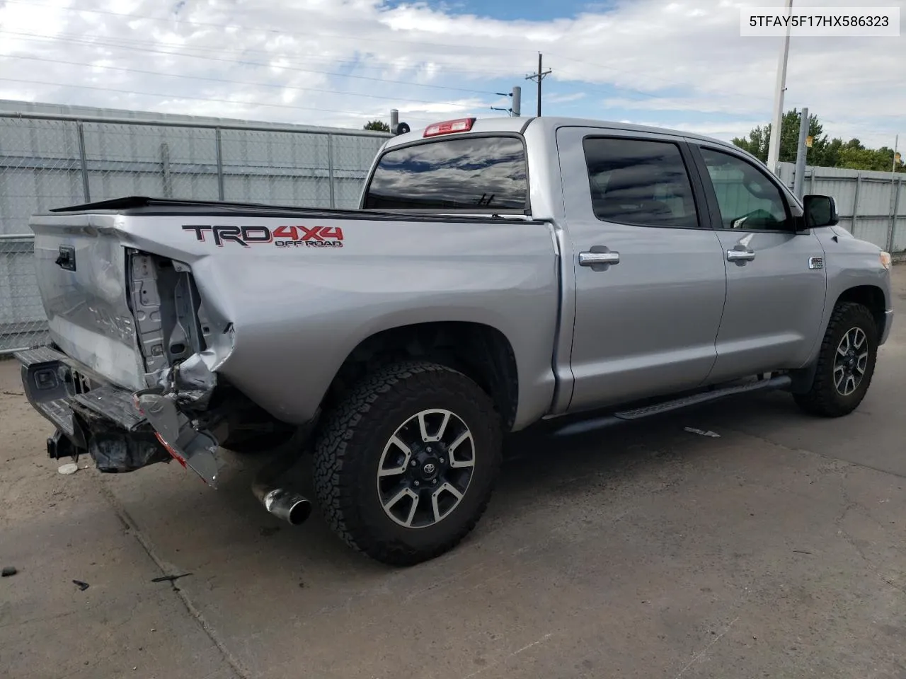 2017 Toyota Tundra Crewmax 1794 VIN: 5TFAY5F17HX586323 Lot: 71600994