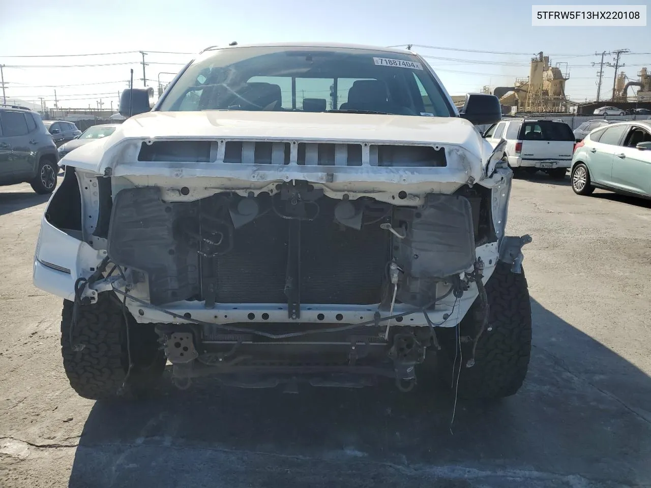 2017 Toyota Tundra Double Cab Sr VIN: 5TFRW5F13HX220108 Lot: 71887404