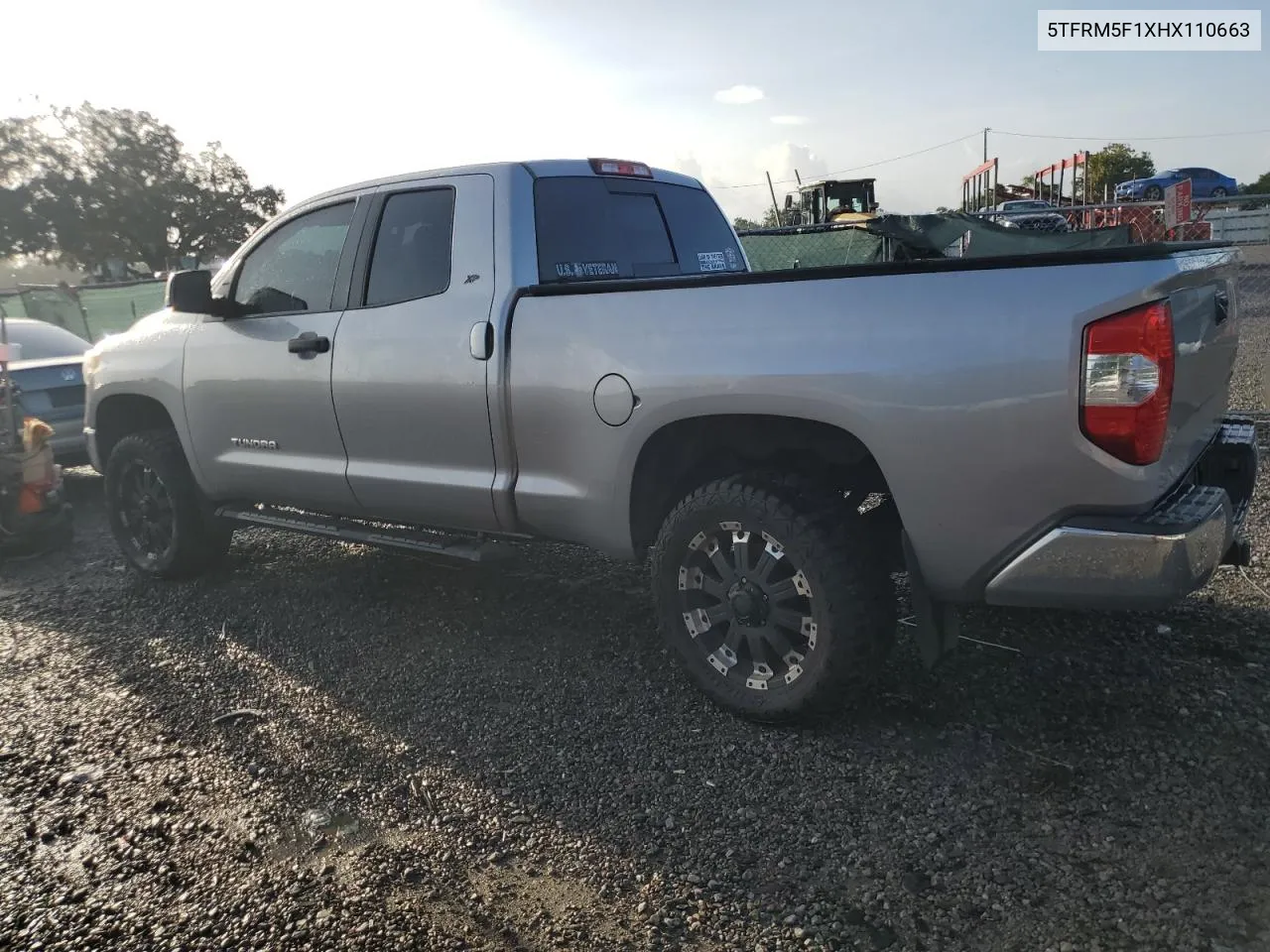 5TFRM5F1XHX110663 2017 Toyota Tundra Double Cab Sr