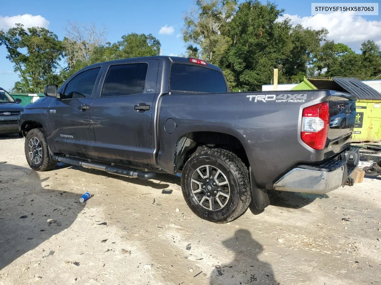 2017 Toyota Tundra Crewmax Sr5 VIN: 5TFDY5F15HX587063 Lot: 73116354