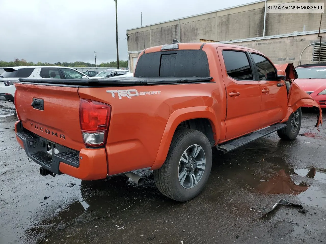 2017 Toyota Tacoma Double Cab VIN: 3TMAZ5CN9HM033599 Lot: 73305514