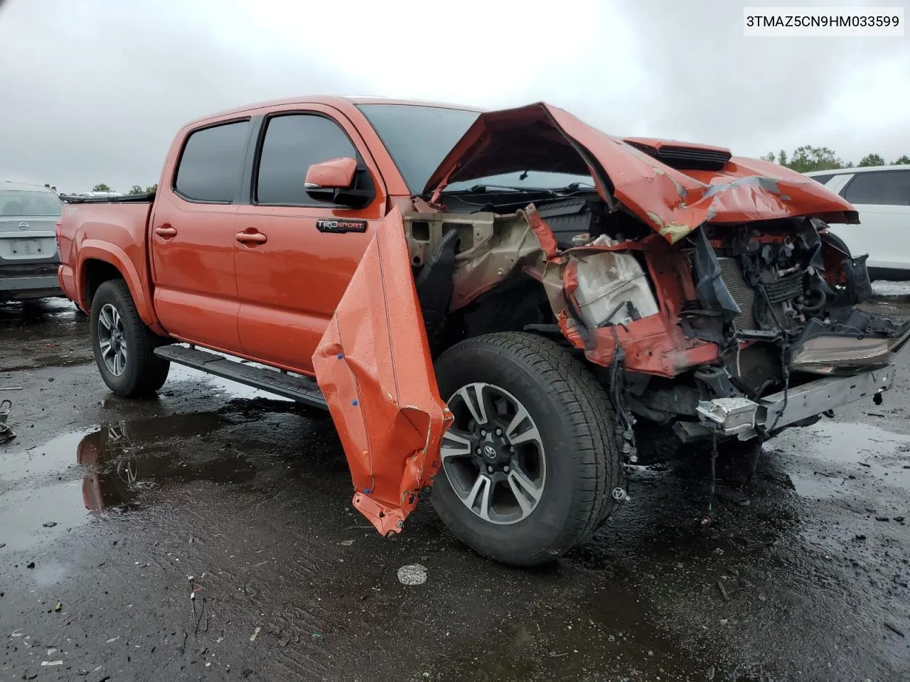 2017 Toyota Tacoma Double Cab VIN: 3TMAZ5CN9HM033599 Lot: 73305514