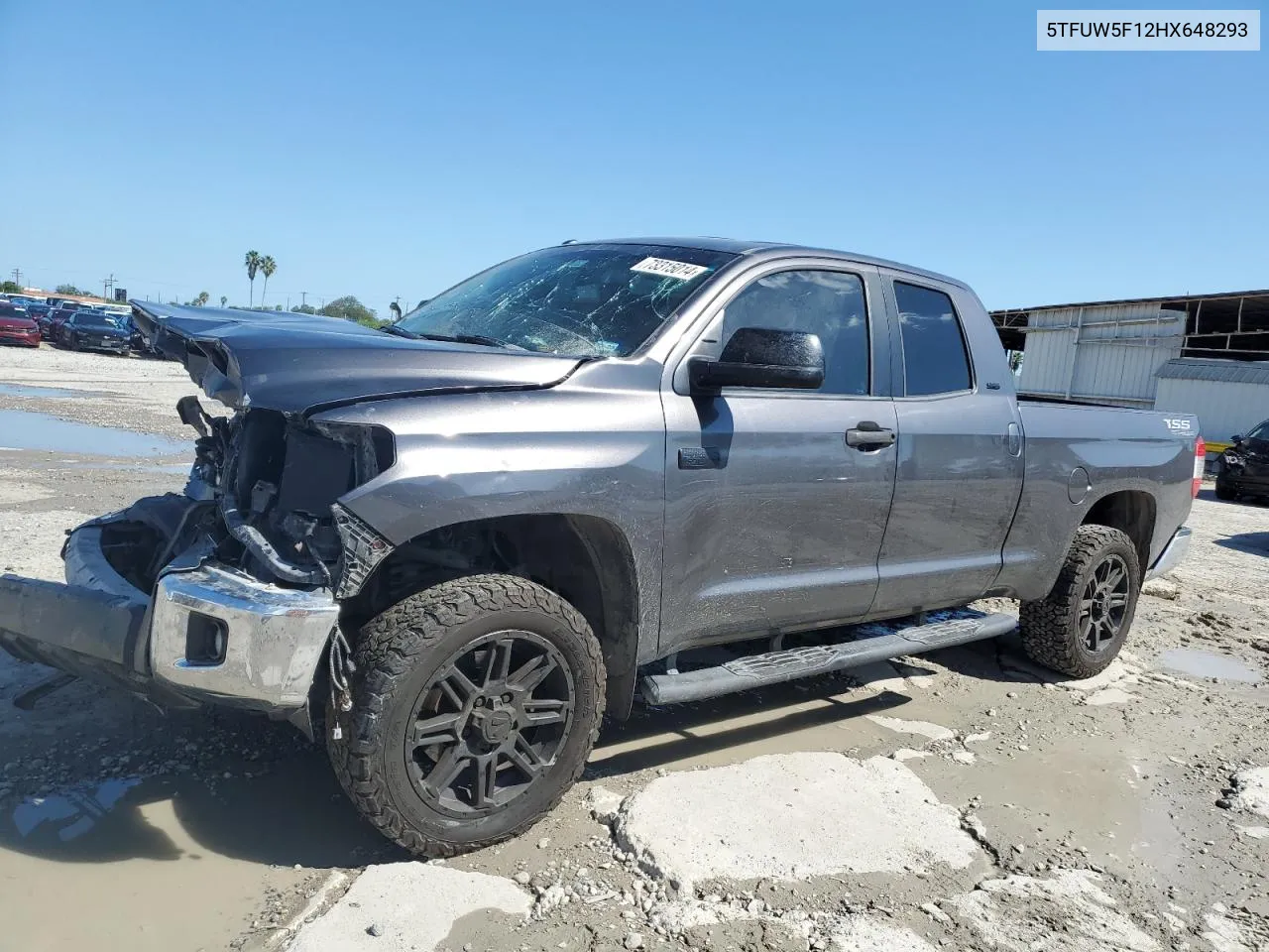 2017 Toyota Tundra Double Cab Sr VIN: 5TFUW5F12HX648293 Lot: 73315014