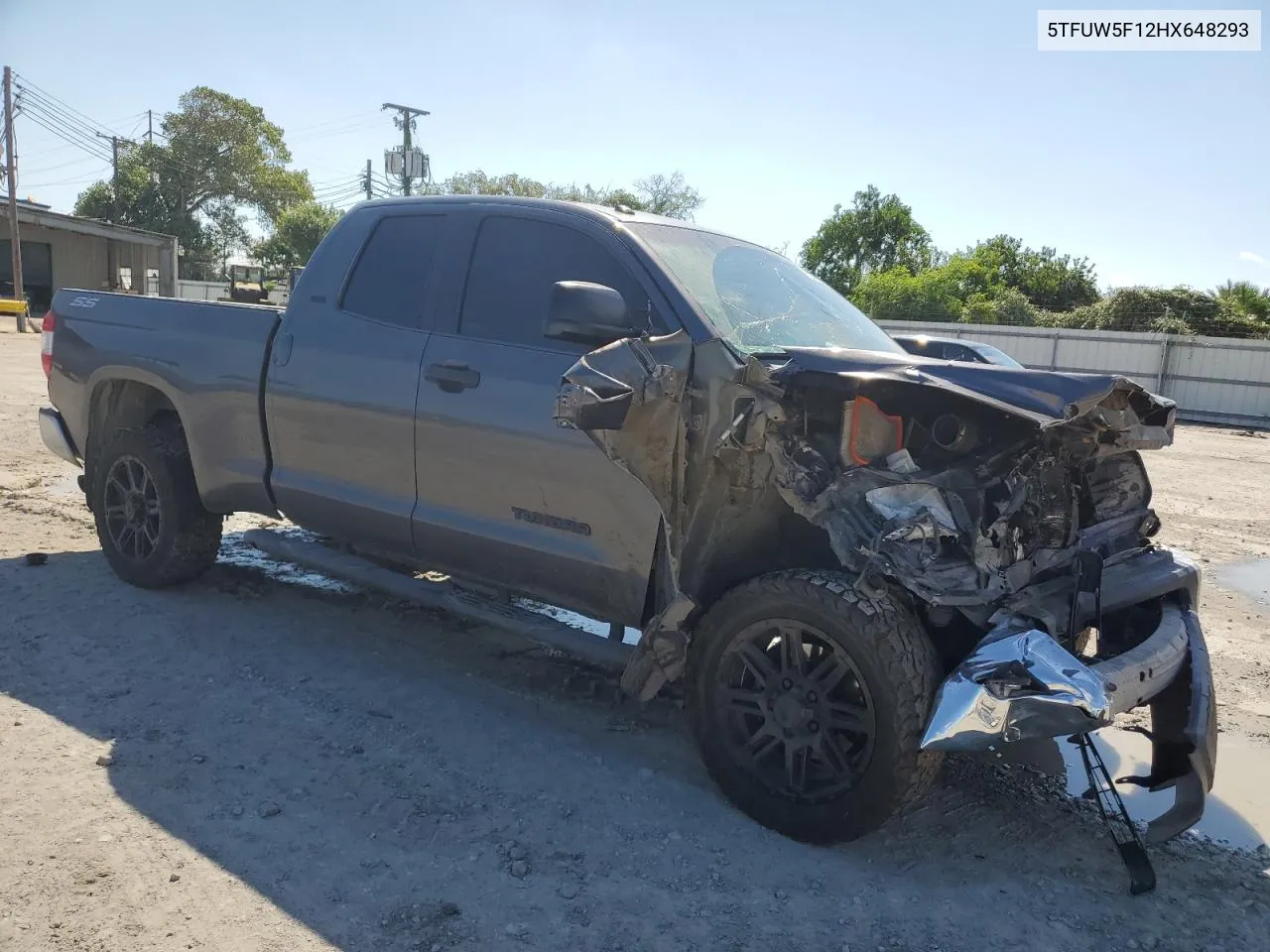 2017 Toyota Tundra Double Cab Sr VIN: 5TFUW5F12HX648293 Lot: 73315014