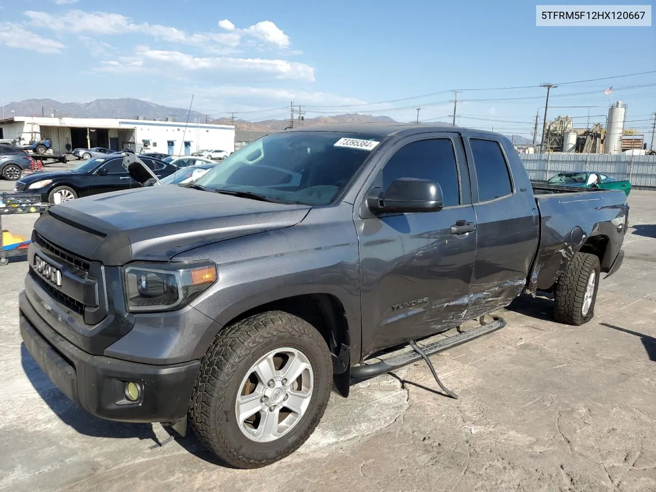 2017 Toyota Tundra Double Cab Sr VIN: 5TFRM5F12HX120667 Lot: 73395384