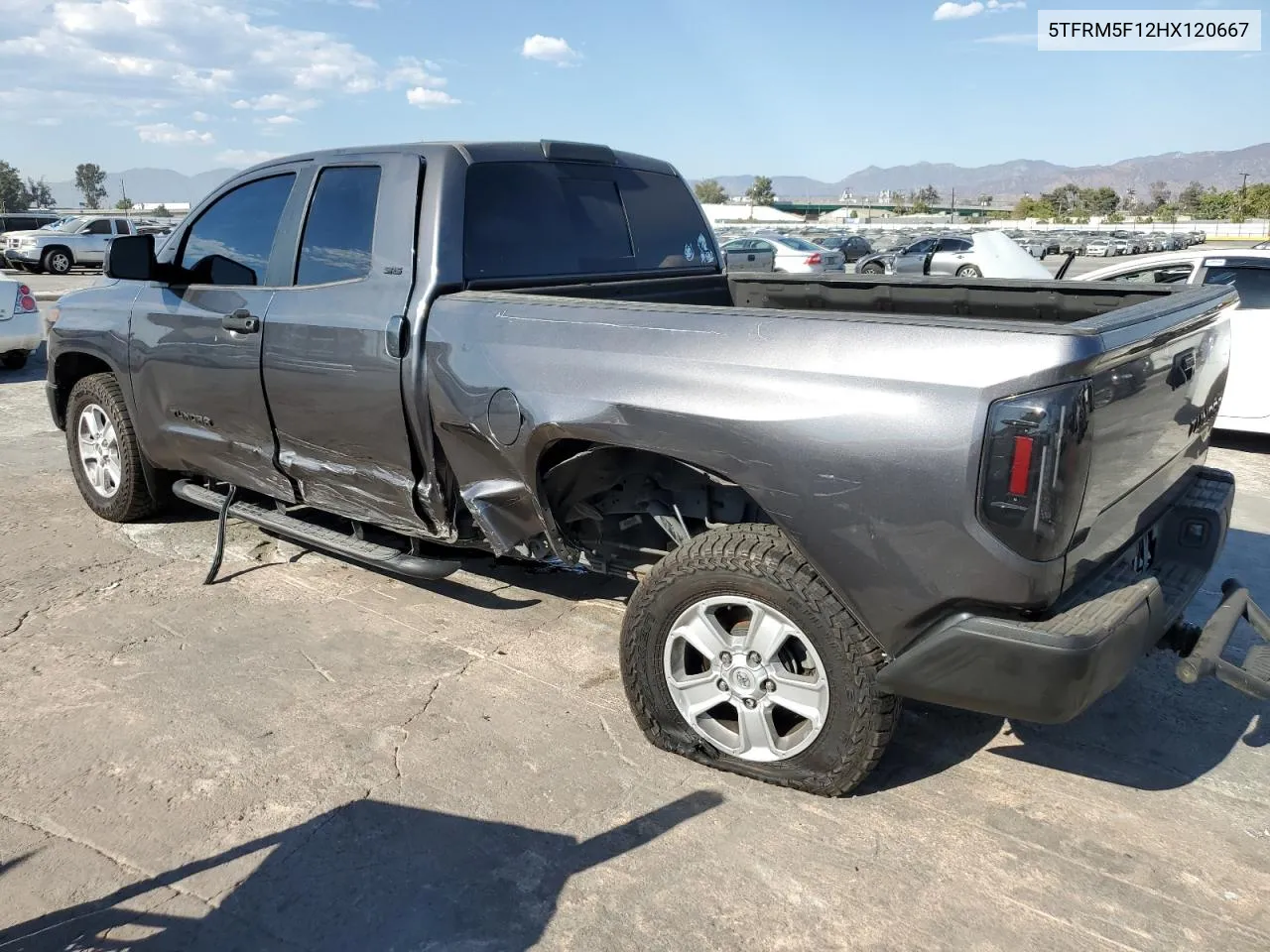 2017 Toyota Tundra Double Cab Sr VIN: 5TFRM5F12HX120667 Lot: 73395384