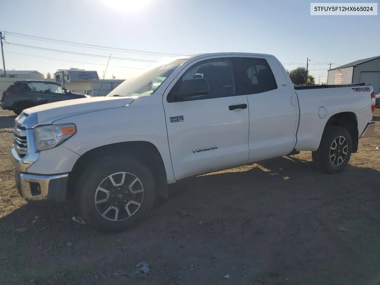 2017 Toyota Tundra Double Cab Sr VIN: 5TFUY5F12HX665024 Lot: 73431554