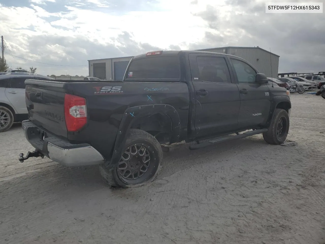 5TFDW5F12HX615343 2017 Toyota Tundra Crewmax Sr5