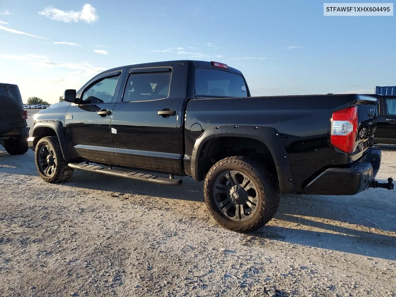 2017 Toyota Tundra Crewmax 1794 VIN: 5TFAW5F1XHX604495 Lot: 73849424