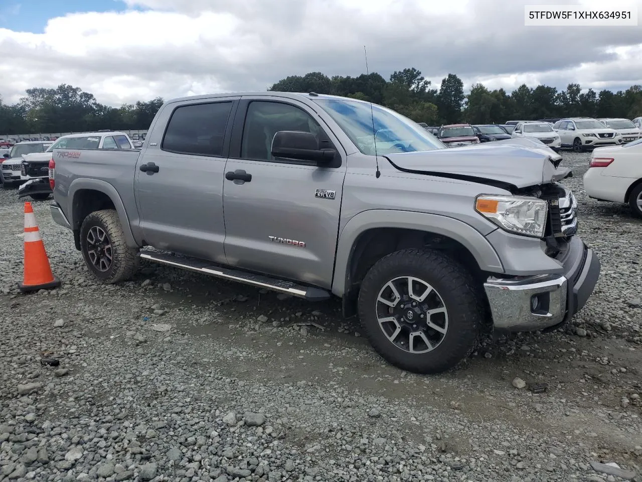 2017 Toyota Tundra Crewmax Sr5 VIN: 5TFDW5F1XHX634951 Lot: 73956854