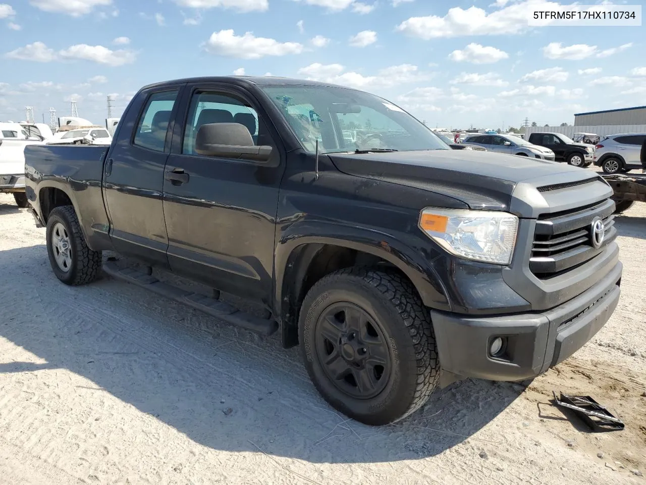 2017 Toyota Tundra Double Cab Sr VIN: 5TFRM5F17HX110734 Lot: 74035394