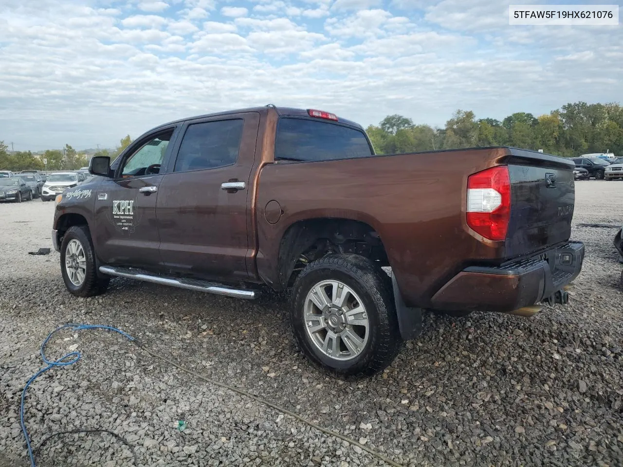 2017 Toyota Tundra Crewmax 1794 VIN: 5TFAW5F19HX621076 Lot: 74115314