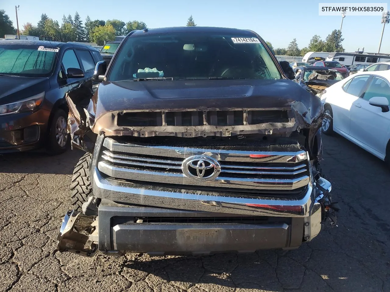 2017 Toyota Tundra Crewmax 1794 VIN: 5TFAW5F19HX583509 Lot: 74142194