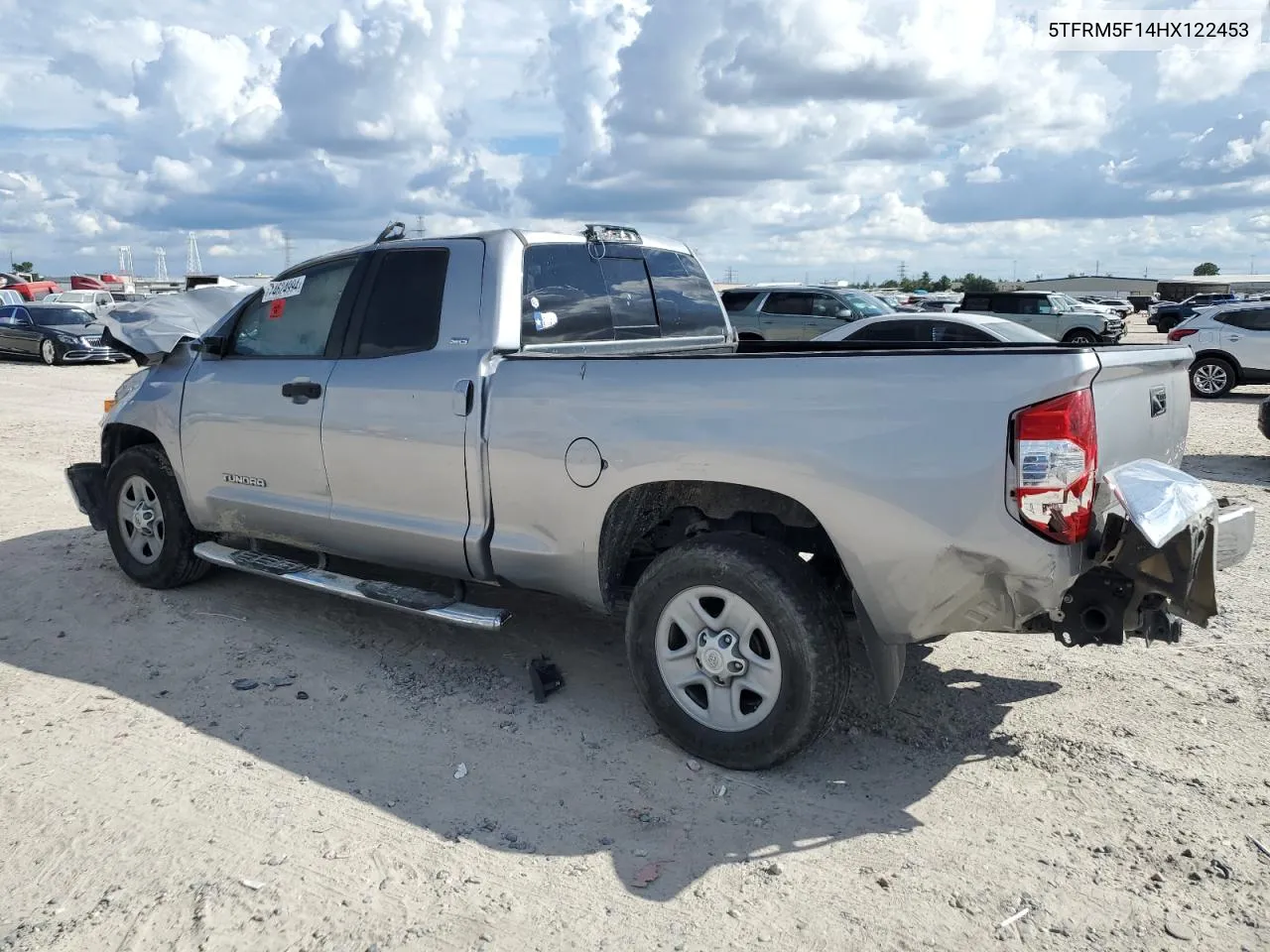 2017 Toyota Tundra Double Cab Sr VIN: 5TFRM5F14HX122453 Lot: 74624994