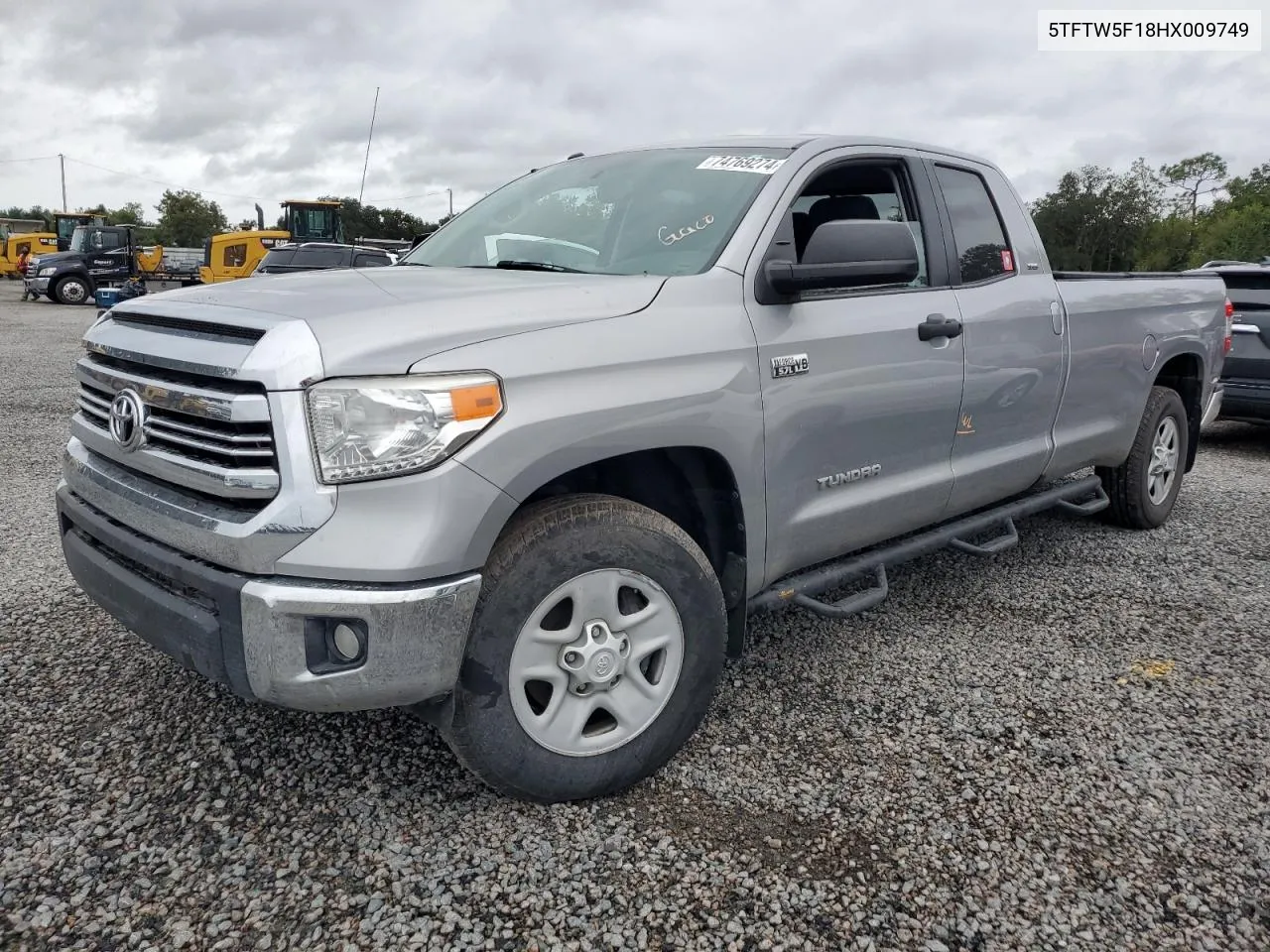 2017 Toyota Tundra Double Cab Sr VIN: 5TFTW5F18HX009749 Lot: 74769274