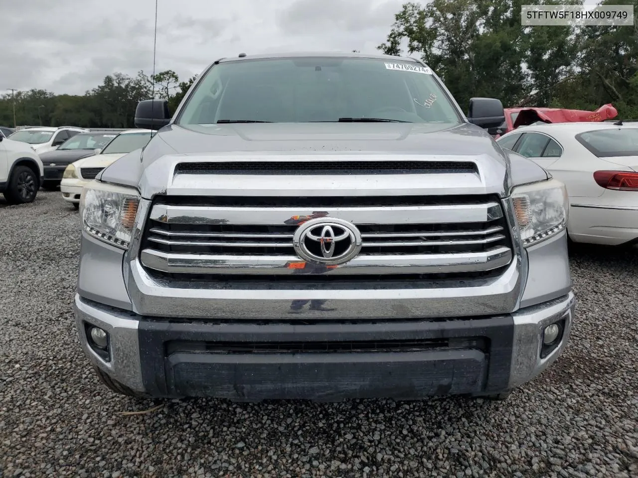 2017 Toyota Tundra Double Cab Sr VIN: 5TFTW5F18HX009749 Lot: 74769274