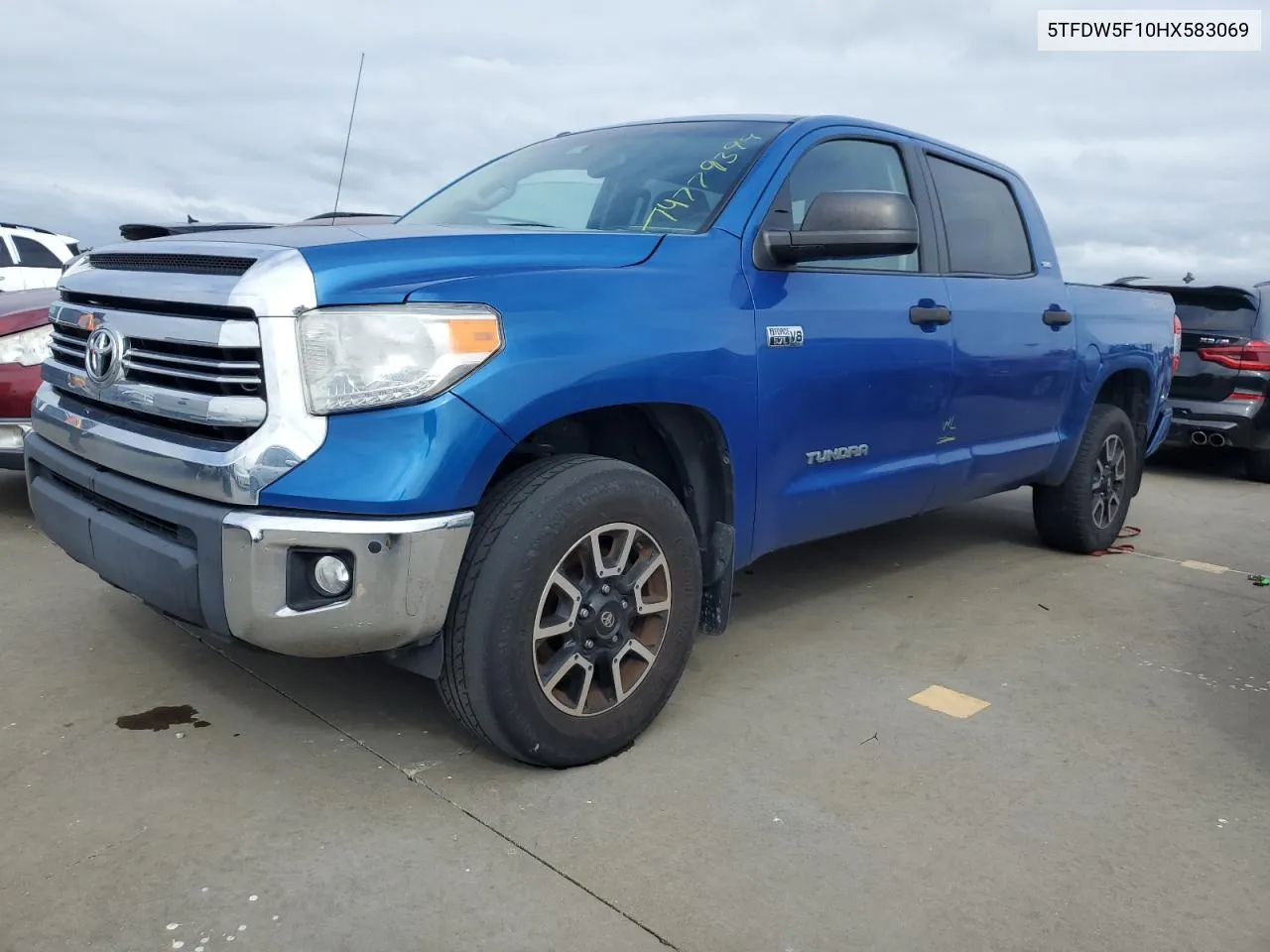 2017 Toyota Tundra Crewmax Sr5 VIN: 5TFDW5F10HX583069 Lot: 74779394