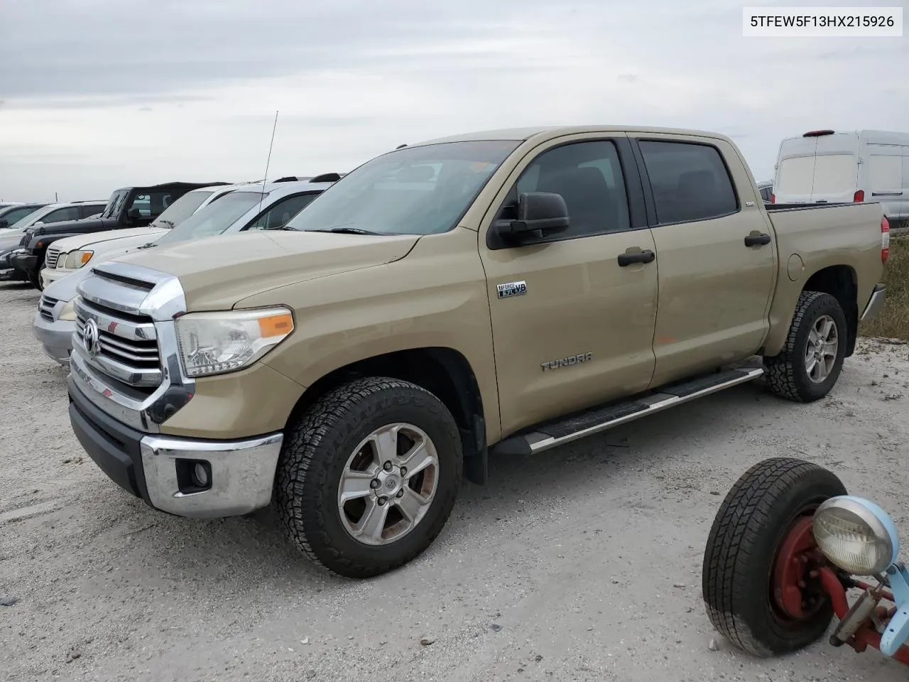 2017 Toyota Tundra Crewmax Sr5 VIN: 5TFEW5F13HX215926 Lot: 75058134