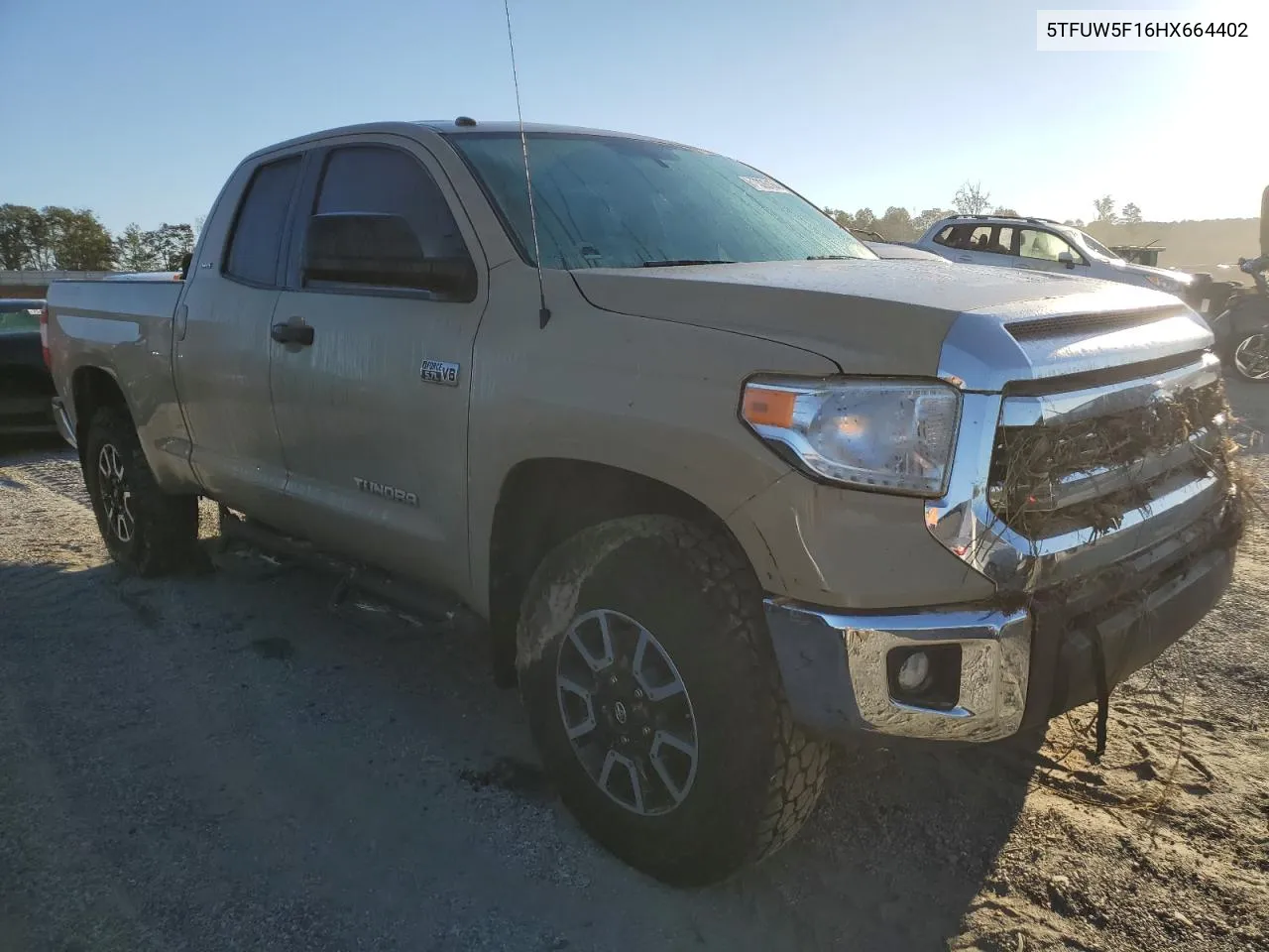 2017 Toyota Tundra Double Cab Sr VIN: 5TFUW5F16HX664402 Lot: 75326164