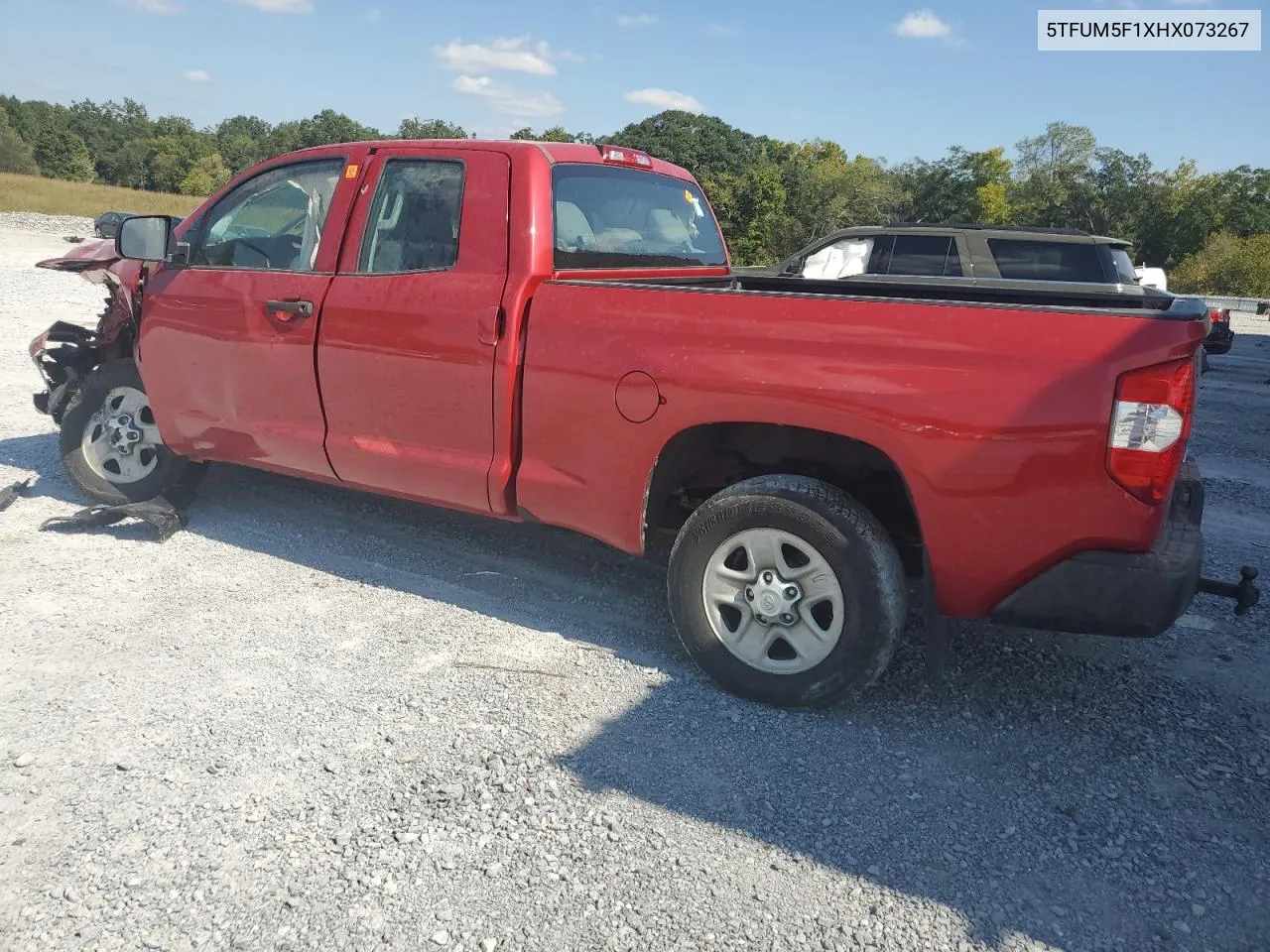 2017 Toyota Tundra Double Cab Sr VIN: 5TFUM5F1XHX073267 Lot: 75331654