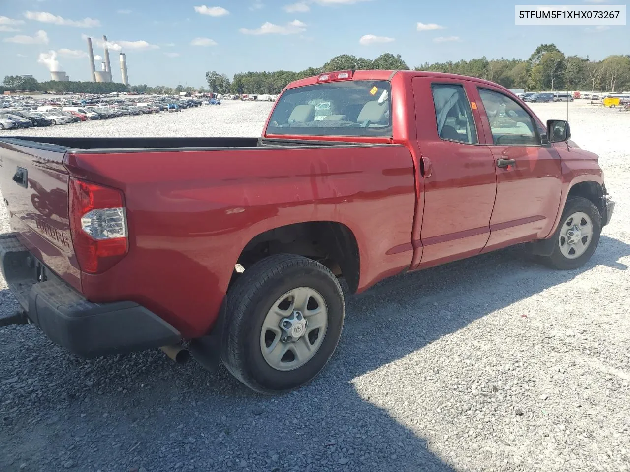 2017 Toyota Tundra Double Cab Sr VIN: 5TFUM5F1XHX073267 Lot: 75331654