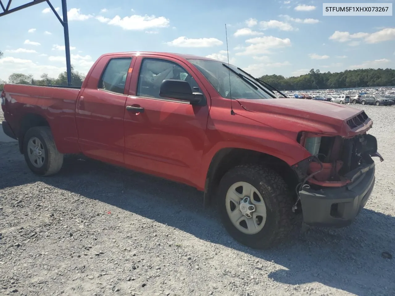 2017 Toyota Tundra Double Cab Sr VIN: 5TFUM5F1XHX073267 Lot: 75331654