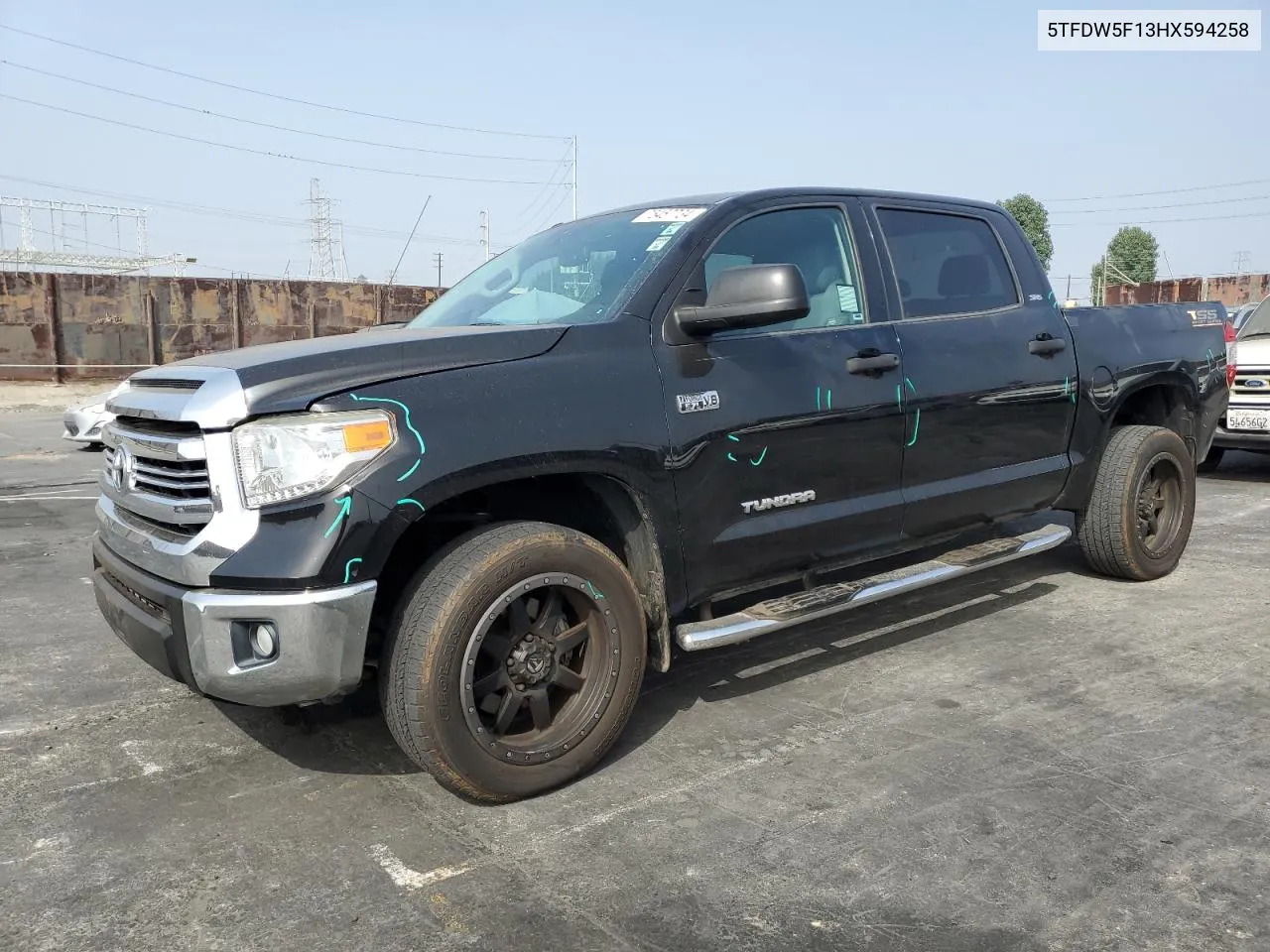 2017 Toyota Tundra Crewmax Sr5 VIN: 5TFDW5F13HX594258 Lot: 75457734