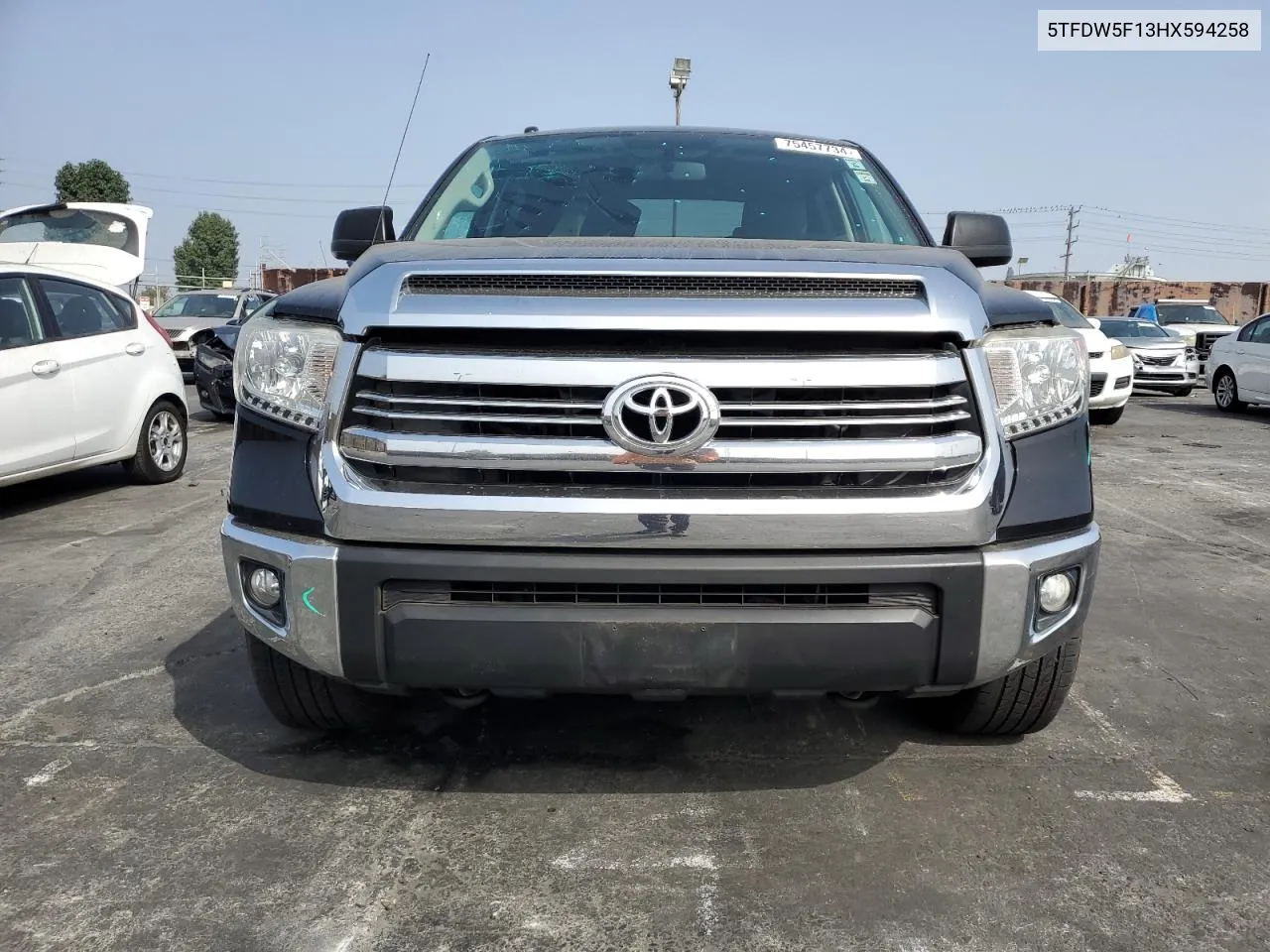 2017 Toyota Tundra Crewmax Sr5 VIN: 5TFDW5F13HX594258 Lot: 75457734