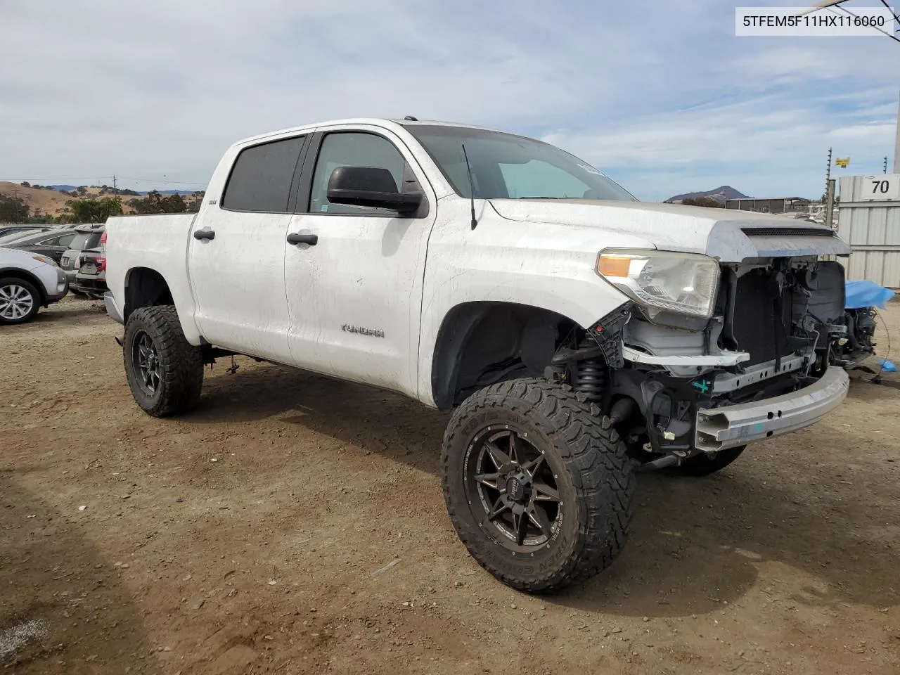 2017 Toyota Tundra Crewmax Sr5 VIN: 5TFEM5F11HX116060 Lot: 75484364