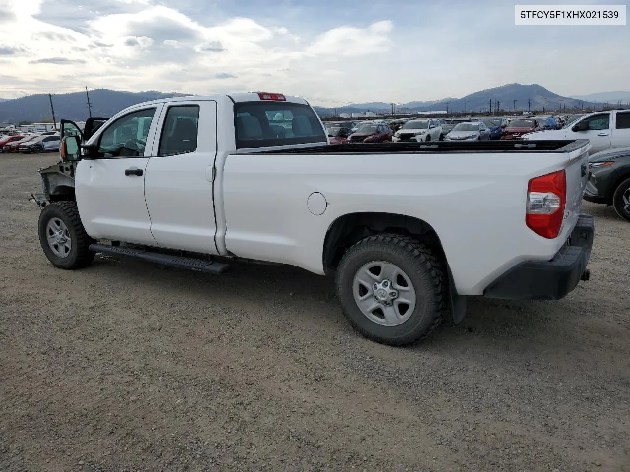 2017 Toyota Tundra Double Cab Sr VIN: 5TFCY5F1XHX021539 Lot: 75551984