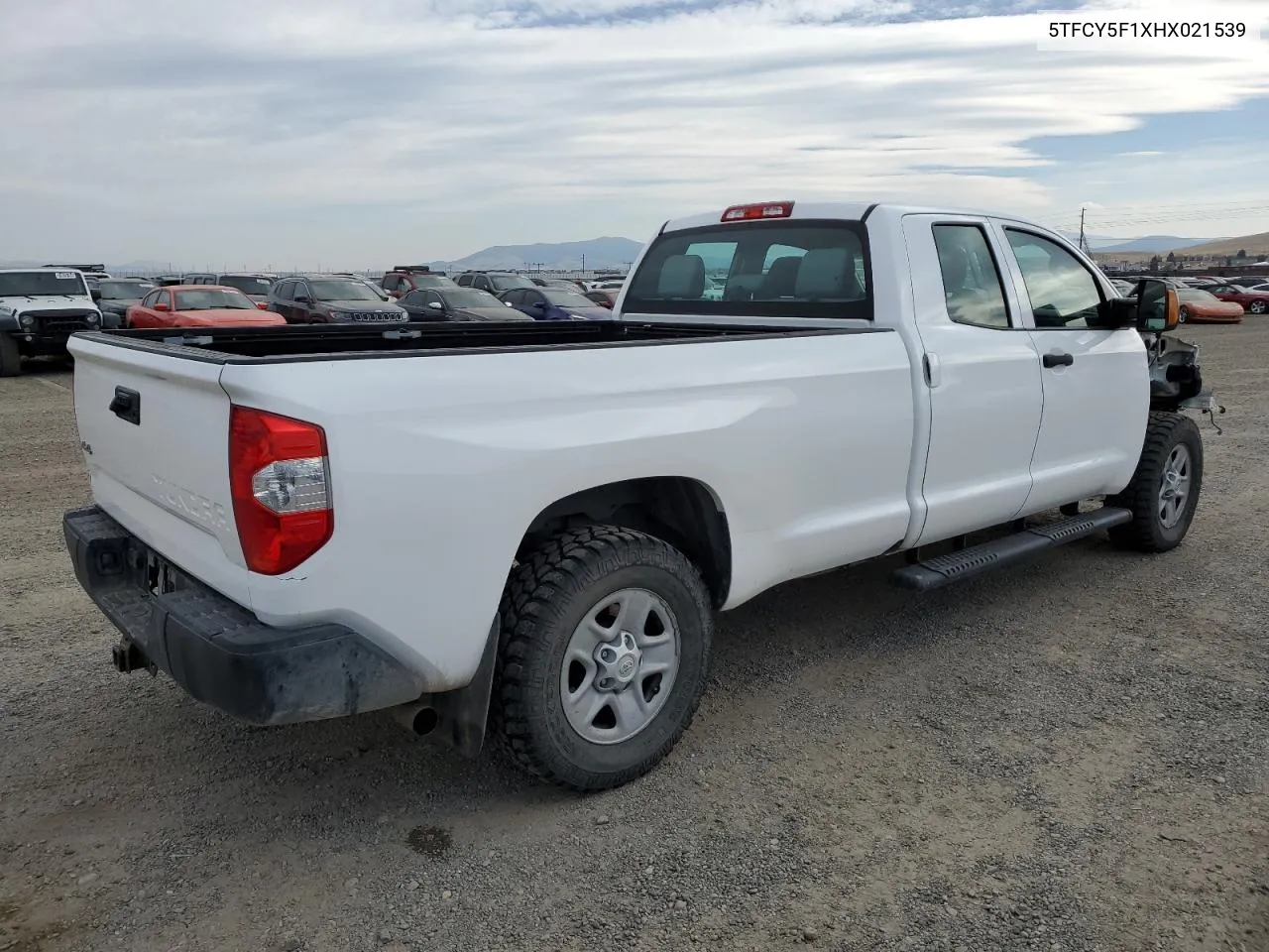 2017 Toyota Tundra Double Cab Sr VIN: 5TFCY5F1XHX021539 Lot: 75551984