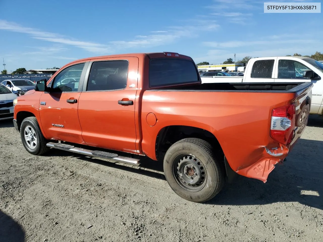 2017 Toyota Tundra Crewmax Sr5 VIN: 5TFDY5F13HX635871 Lot: 75726294