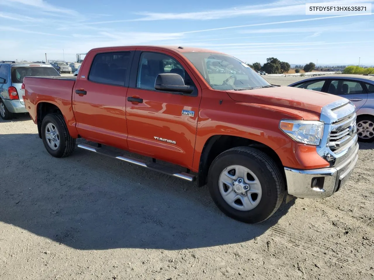 2017 Toyota Tundra Crewmax Sr5 VIN: 5TFDY5F13HX635871 Lot: 75726294