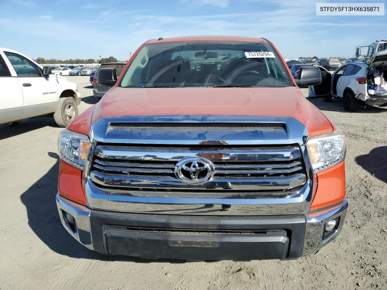 2017 Toyota Tundra Crewmax Sr5 VIN: 5TFDY5F13HX635871 Lot: 75726294